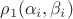 $\rho_1(\alpha_i,\beta_i)$
