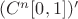 $(C^n[0,1])'$