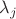 $\lambda_{j}$