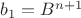 $b_1=B^{n+1}$