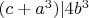$(c+a^3)|4b^3$