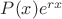 $P(x)e^{rx}$