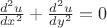$\frac{d^2u}{dx^2}+\frac{d^2u}{dy^2}=0$