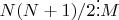 $N(N + 1)/2  \vdots  M$