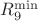 $R_{9}^{\min}$