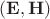 $(\mathbf{E},\mathbf{H})$