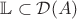 $\mathbb{L} \subset \mathcal{D}(A)$ $\mathbb{L} \subset \mathcal{D}(A)$