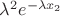 $\lambda^2e^{-\lambda x_2}$