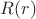 $R( r)$