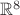 $\mathbb{R}^8$