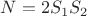 $N=2{S_1}{S_2}$