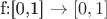 &f:[0,1] \to [0,1]$