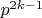 $p^{2k-1}$