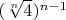 $(\sqrt[n]{4})^{n-1}$