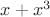 $x+x^3$