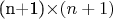 (n+1)\times(n+1)