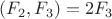 $(F_2,F_3)=2F_3$ $(F_2,F_3)=2F_3$