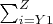 $\sum_{i = Y1}^{Z}$