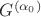 $G^{(\alpha_0)}$ $G^{(\alpha_0)}$