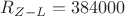 $R_{Z-L} = 384000$