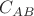 $C_{AB}$