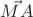 $\vec{MA}$