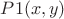 $P1(x,y)$