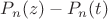 $P_n(z)-P_n(t)$