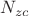 $N_{zc}$