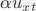 $\alpha u_{xt}$