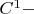 $C^1-$
