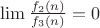$\lim{f_2(n)\over f_3(n)}=0$