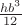 $\frac{hb^3}{12}$