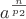 $a^{\frac{n}{p_2}}$