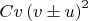 $C v \left(v\pm u\right)^2$
