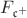 $F_{\mathfrak c^{+}}$