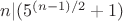 $n|(5^{(n-1)/2}+1)$