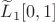 $\widetilde{L}_1[0,1]$