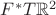 $F^*T\mathbb{R}^2$
