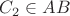$C_2  \in AB$