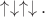 $\uparrow\downarrow\uparrow\downarrow.$