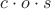 $c\cdot o \cdot s$