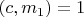$(c,m_1)=1$