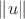 $\|u\|$