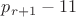 $p_{r+1}-11$