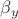 $ \beta_y $ $ \beta_y $