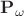 $\mathbf{P}_\omega$