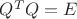 $Q^TQ=E$