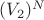 $(V_2)^N$
