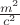 $\frac{m^2}{c^2}$